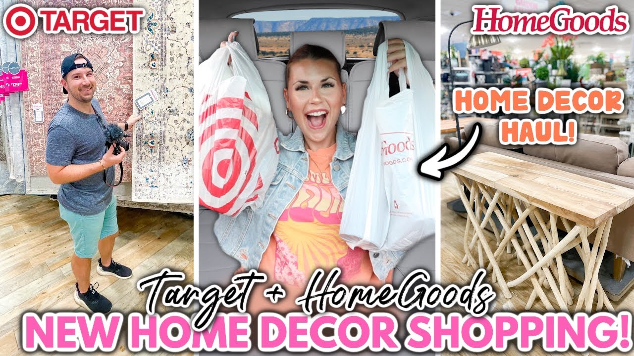 *HAUL* Target + HomeGoods SHOPPING SPREE! New Home Decor Shopping