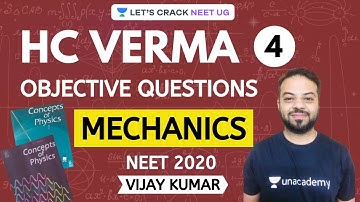 HC Verma Objective Questions for NEET 2020 | Part 4 | Mechanics | NEET Physics | Vijay Kumar