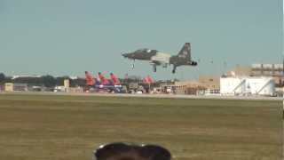 United States Air Force Northrop T-38 Talon Landing 17 | Minneapolis International Airport HD
