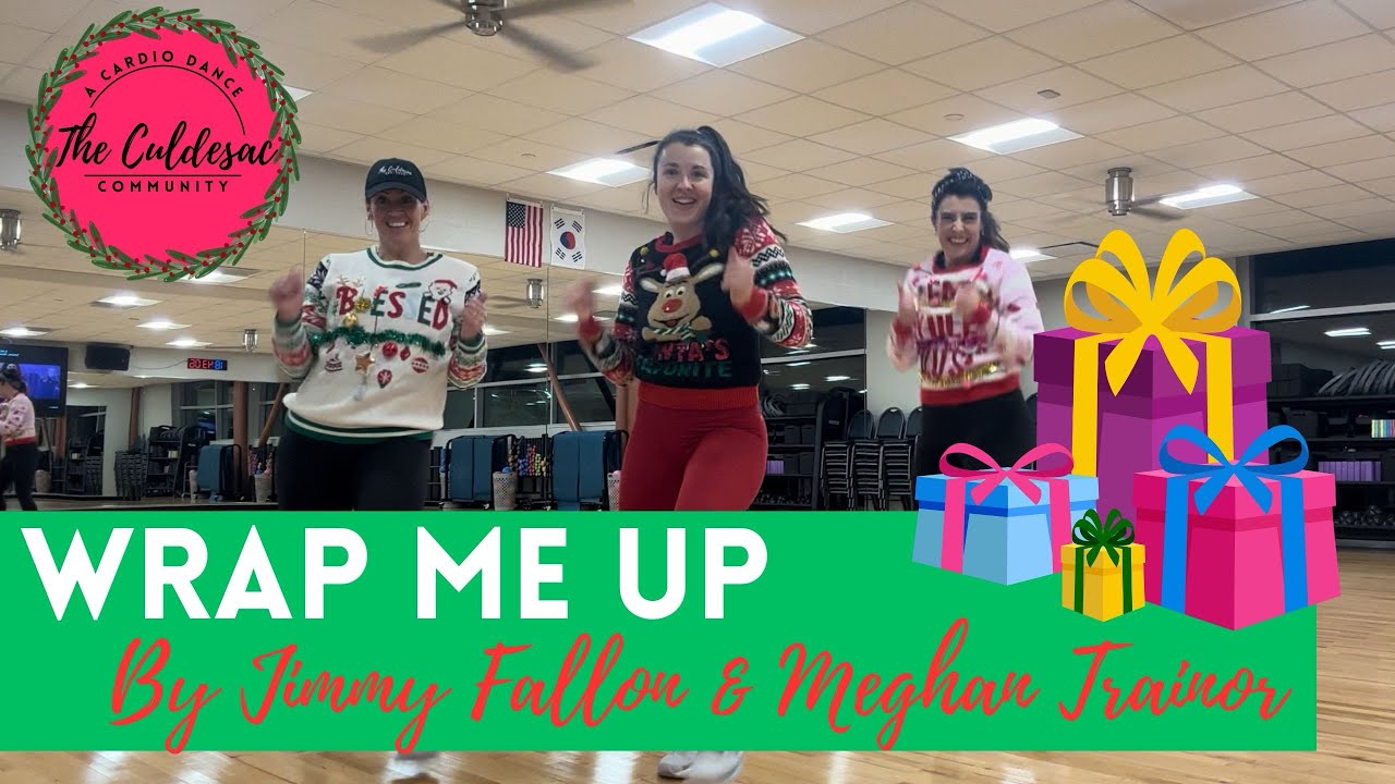 Wrap Me Up / Jimmy Fallon & Meghan Trainor / Cul-De-Sac Cardio Dance ...