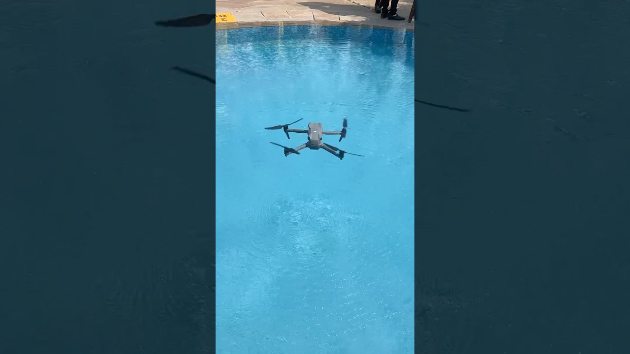 Air 3s in swimming pool 😱. 