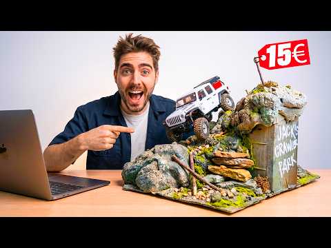Ho costruito un PERCORSO OFFROAD da SCRIVANIA! (solo 15€) 🔥💰