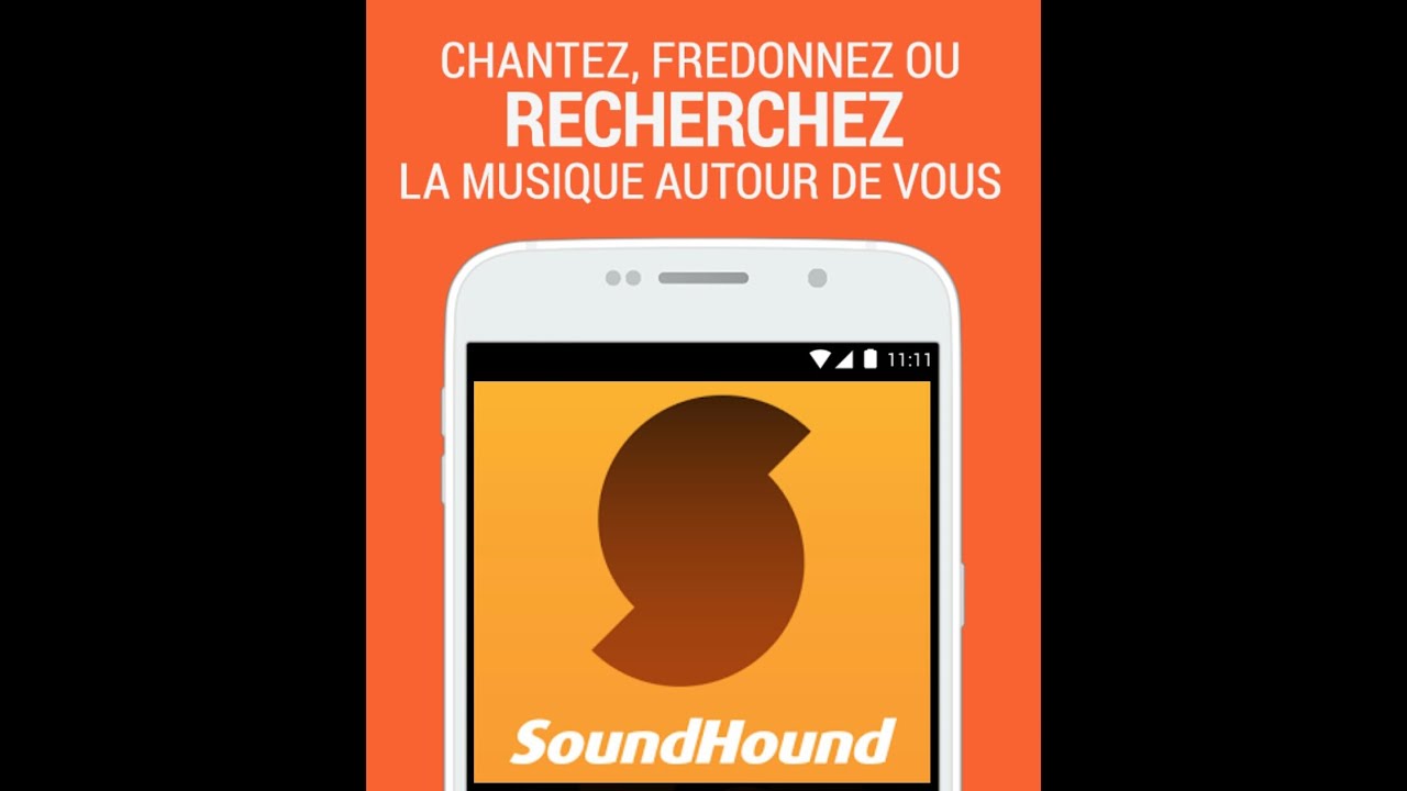 Soundhound application pour trouver le titre d'une chanson avec iphone ipad android ios