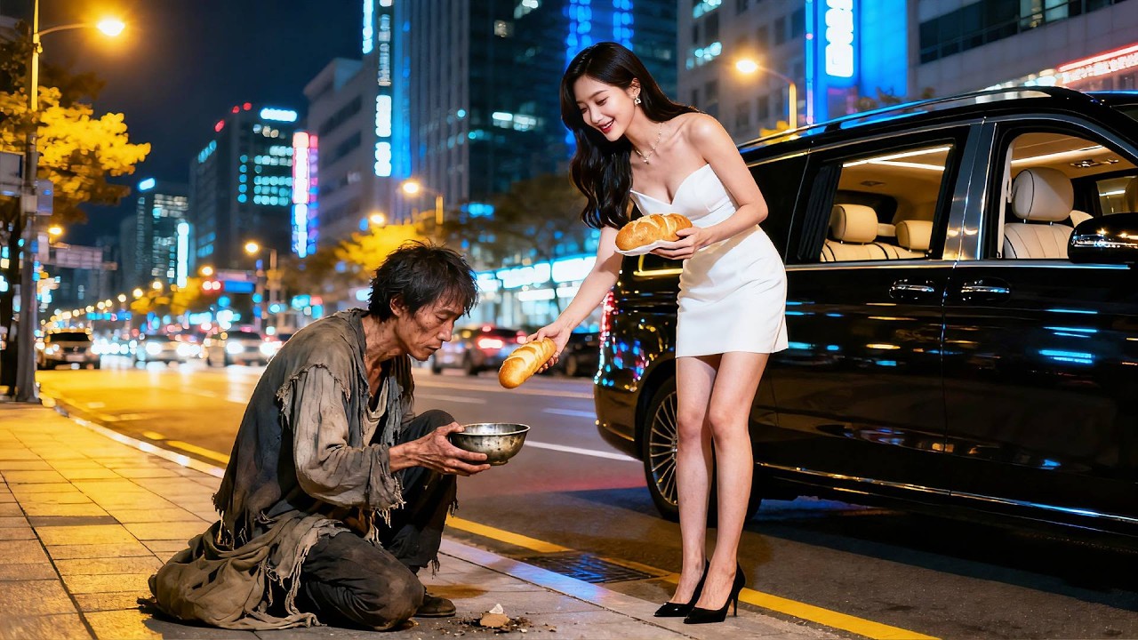 美人社長が道端の乞食にパンを渡す―しかし彼はその後、奇跡の宝箱を売って人生逆転！