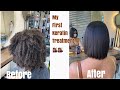 KERATIN TREATMENT ON TYPE 4 NATURAL/RELAXED HAIR