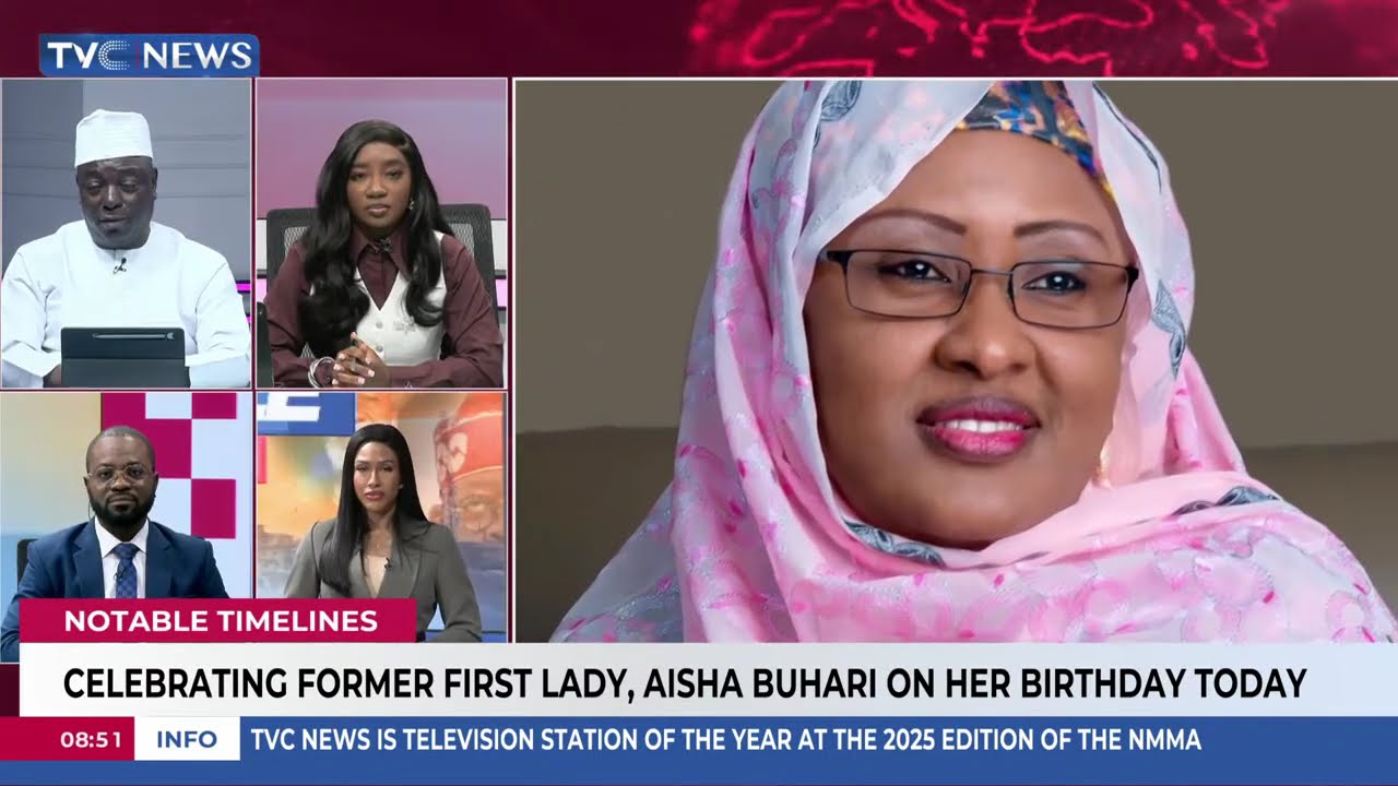 Notable Timelines: TVC Breakfast Celebrates Former First Lady, Aisha Buhari On Her Birthday Today