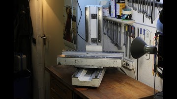 home made epoxy granite cnc - part 4 - x axis