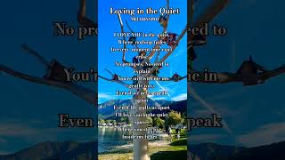Download Lagu Loving in the Quiet - Melodyspot #trending #lyrics song MP3