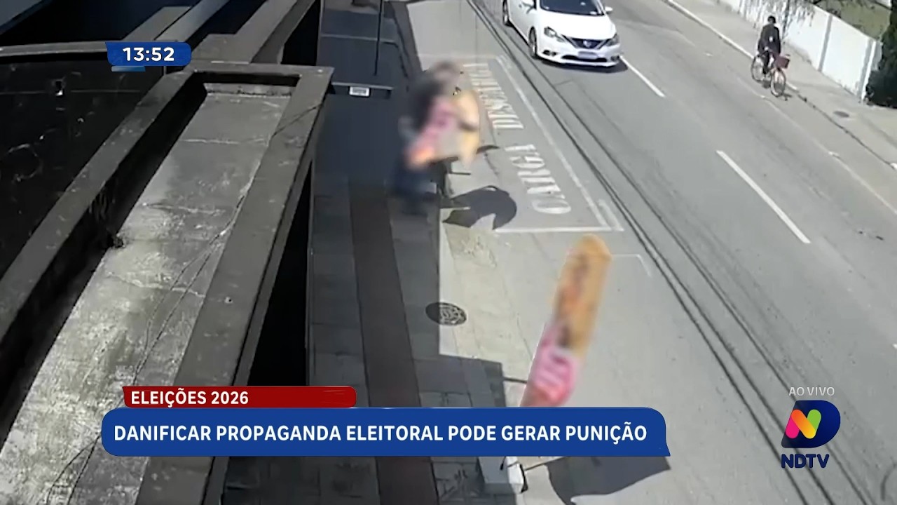 Eleições 2026: danificar propaganda eleitoral pode gerar punição