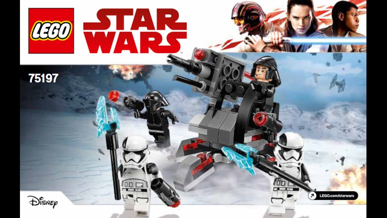 LEGO Instructions | Star Wars | 75197 | First Order Specialists Battle Pack | Episode VII
