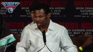 MAYWEATHER VS MOSLEY POST FIGHT CONFERENCE