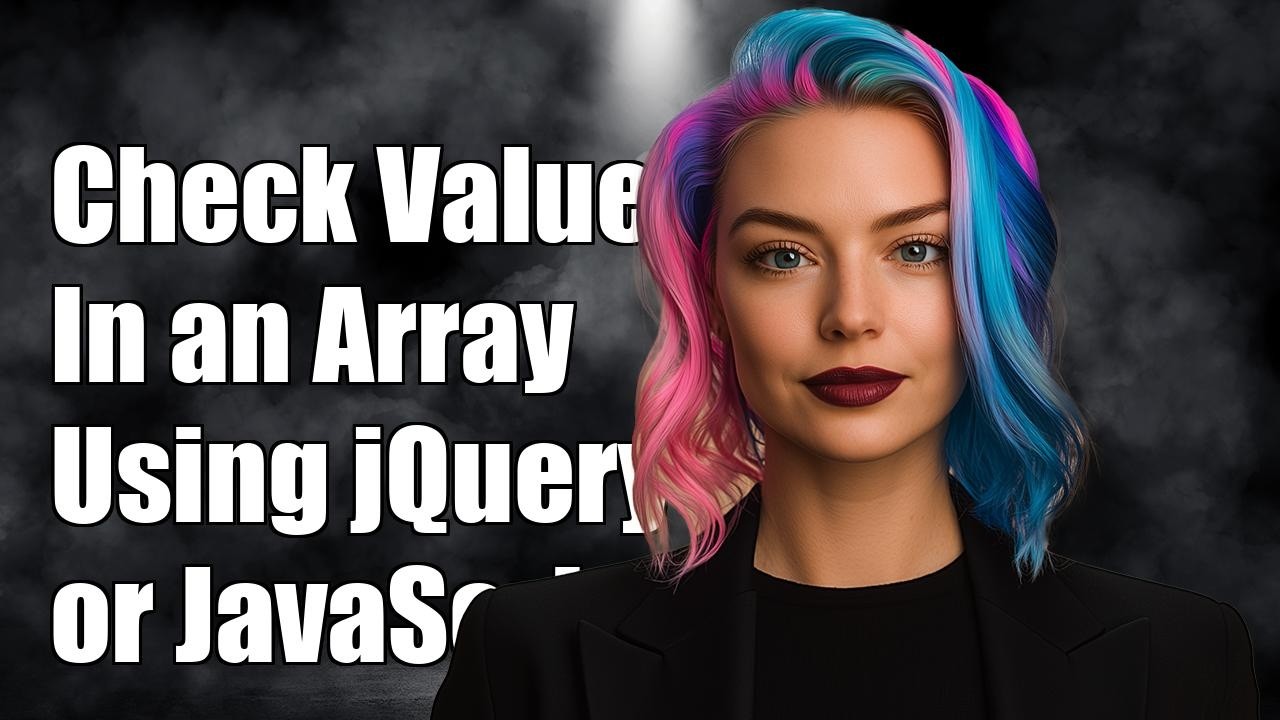How to check if values in an array is exists in an array in jquery ...