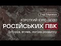 Короткий курс щодо російських ПВК (відео презентації доповіді)