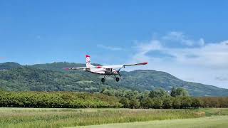 Premiers vol du Pilatus PC6 de cedric