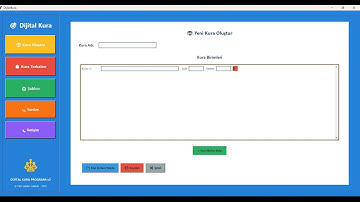 Dijital Kura Programı | Şeffaf ve Denetlenebilir Kura Çekilişi Sistemi 🔥