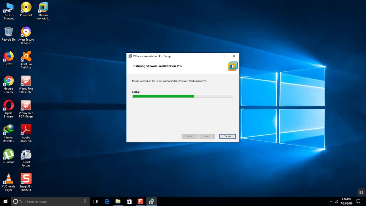 Installing an VMware Workstation Pro 14 on Windows - YouTube