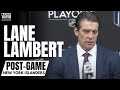 Lane Lambert Reacts to New York Islanders Being Eliminated From Playoffs by Carolina: &quot;It Stings&quot;