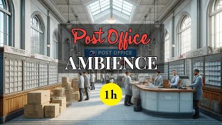 Post Office Ambience for Relaxation Study Focus Calming Background Sounds 1 hour