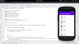 08 - Recycler View and Card View Android Studio