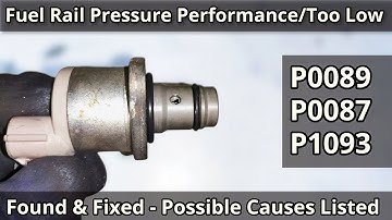 Fuel Pressure Regulator / Suction Control Valve - How To Test & Check