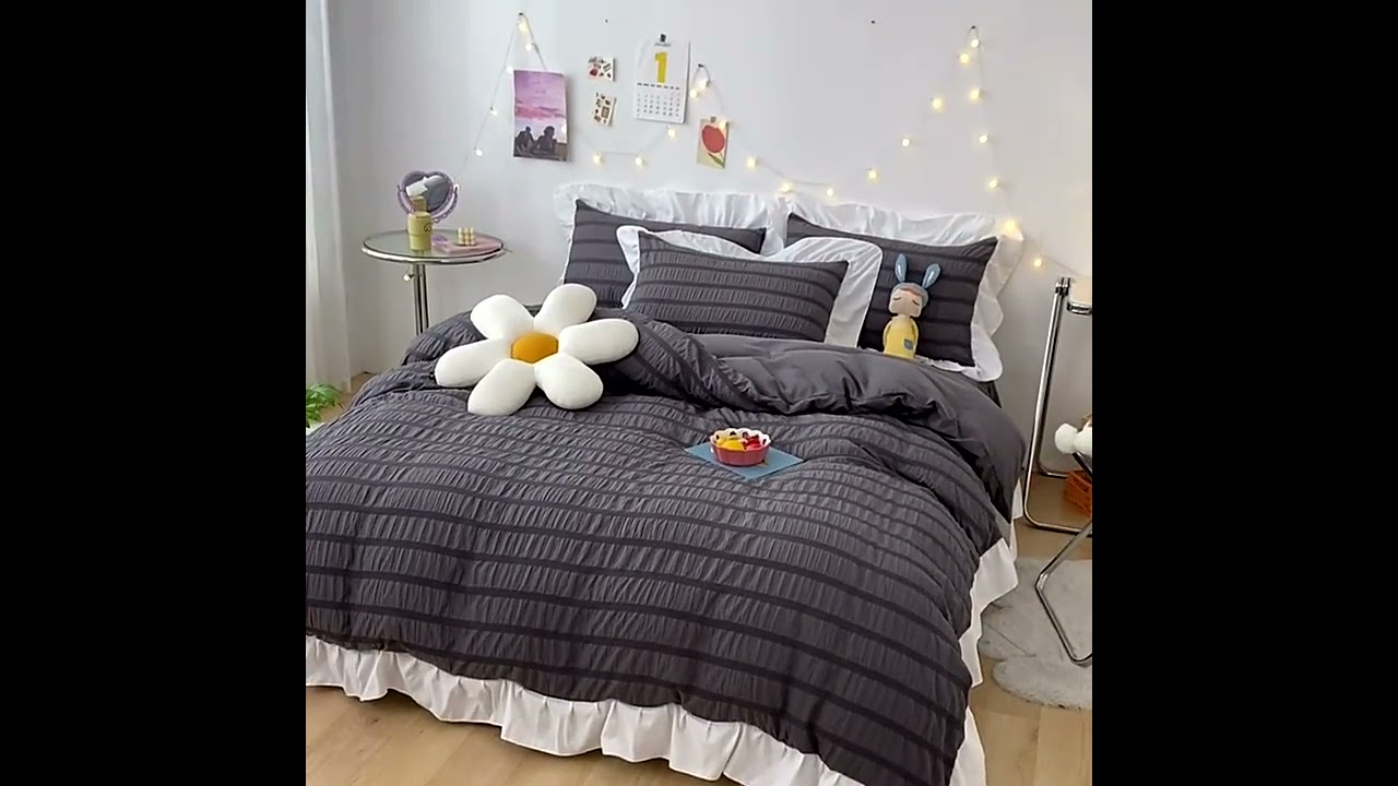 Korea Ruffle bedspread set