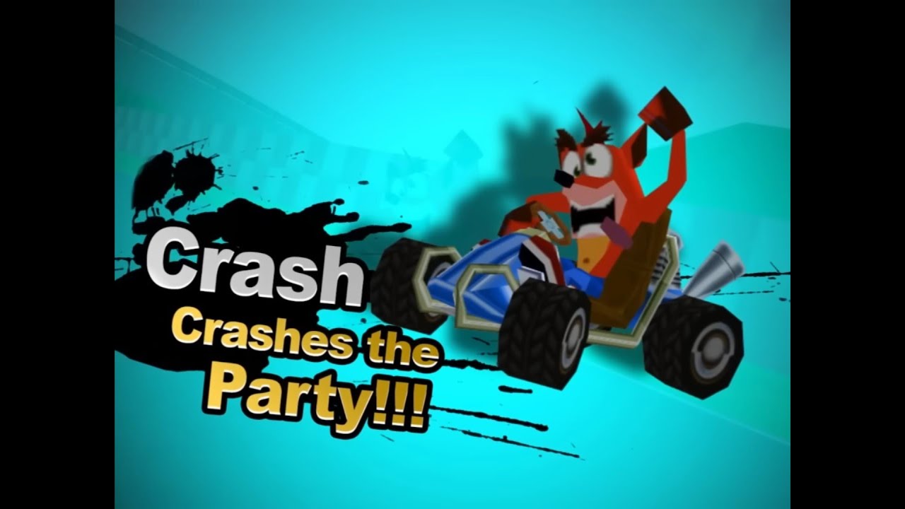 Smash Remix - Primera vez jugando con Crash! (Free-for-All)