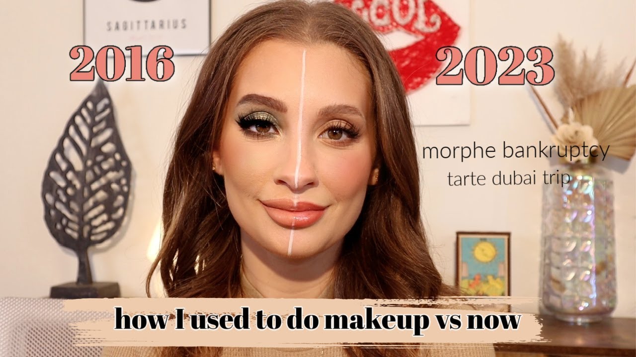 2016 vs 2023 makeup techniques how i used to do my makeup vs now YouTube