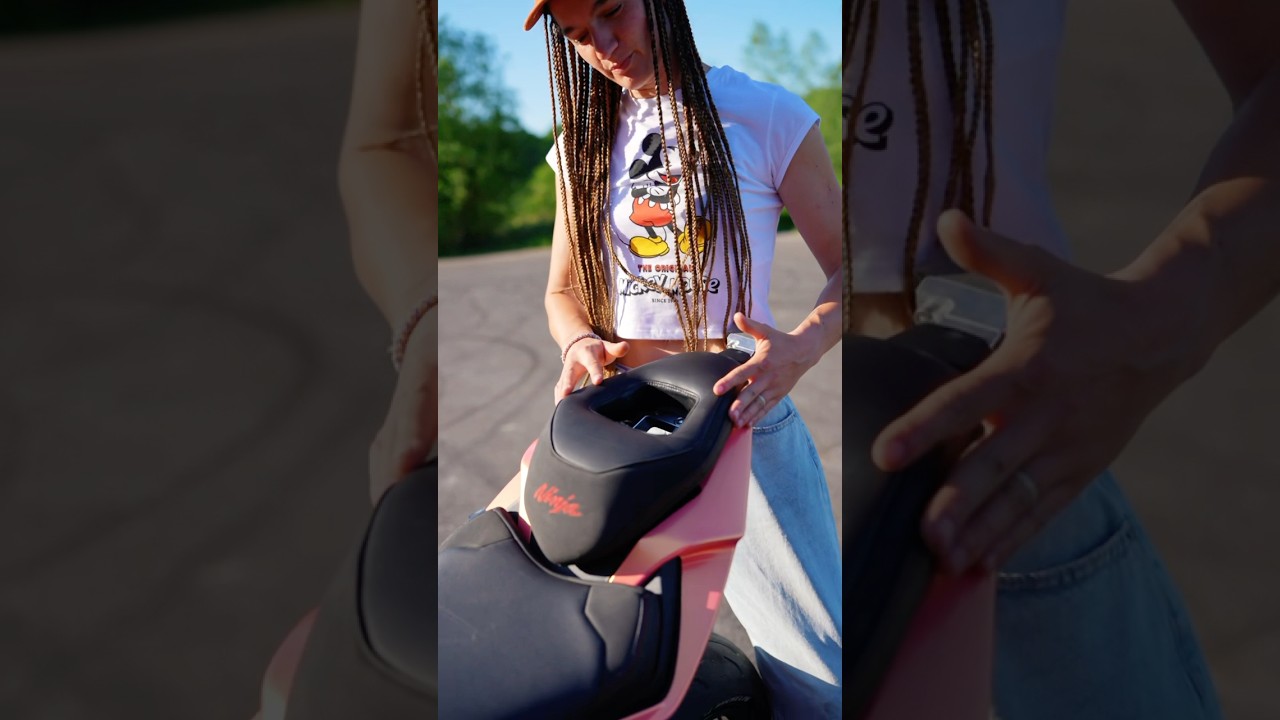 Did you know what this hole was for ? 🤣🕳️🏍️