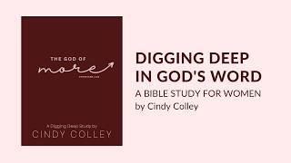 The God of More Bible Study Month 10 (Jun 2026) | Digging Deep In God's Word