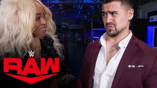 Angel Garza Meets Alicia Fox And Mickie James Raw, Jan. 4, 2021