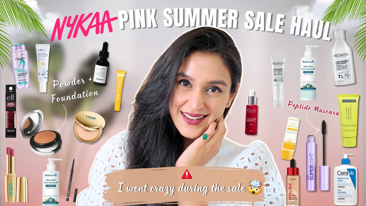 NYKAA PINK SUMMER SALE HAUL| Shopped For Rs. 30,000+ 🤯 I went crazy | Chetali Chadha
