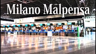 【Airport Tour】2023  Milano Malpensa Airport Check in  Area