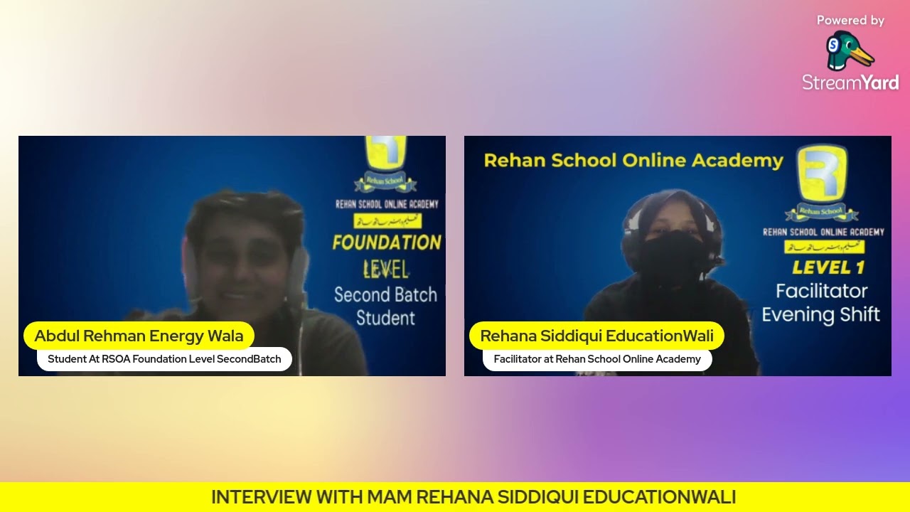 Mind of a Kid – Podcast with My Teacher 👩‍🏫Rehana Siddiqui EducationWali