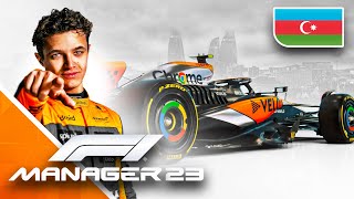 2024 Azerbaijan GP Baku - F1 Manager McLaren Career