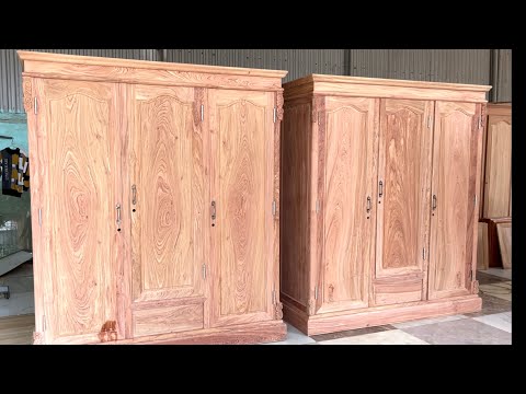 Video Giới thiệu và báo giá | Tủ áo 3 cánh gỗ Hương Đá Vân... - youtube
