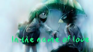 Bnha Tokoyami X Tsuyu In The Name Of Love
