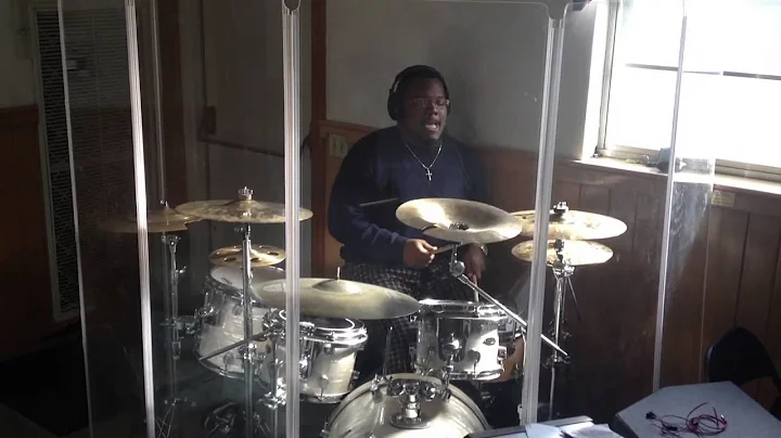 Julius Hudson on drums