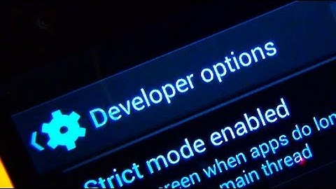 Nexus 5 Unlock Developer Options!