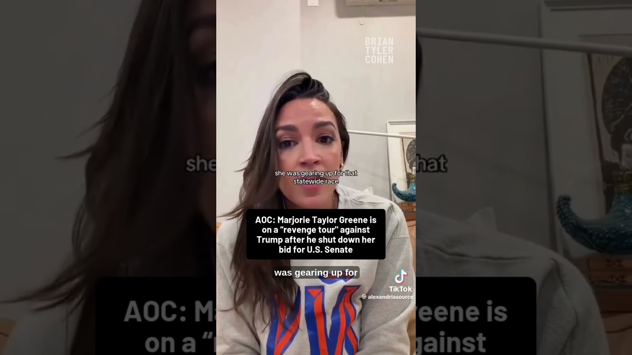 AOC spills the tea about Marjorie Taylor Greene