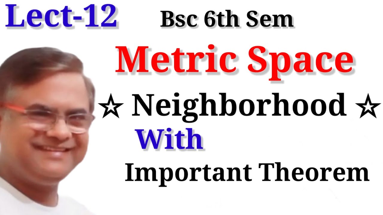 NEIGHBORHOOD Metric Space Bsc 6th Sem Maths