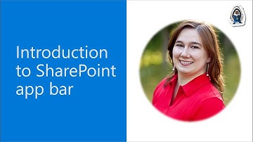 Introduction to SharePoint app bar