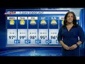 Temperatures show more than 90', degrees
