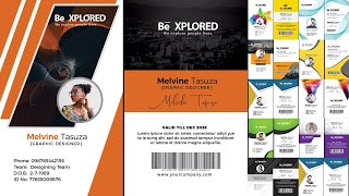 Design Eye-Catching ID Cards: Step-by-Step Photoshop Tutorial with 10  Templates