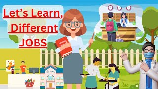 Lets learn different jobs | Educational video for kids