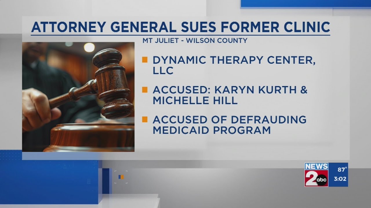 Tennessee Attorney General sues former clinic in Mt. Juliet