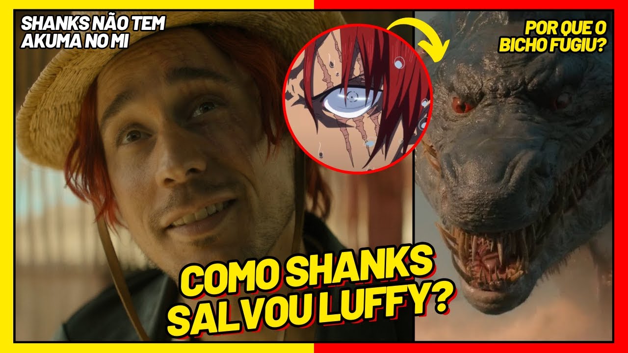 Shanks salva Luffy de um Rei Dos Mares - Dublado