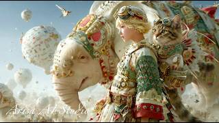 Surreal AI Film＊Surreal Animals and People Living in a Steampunk World