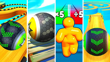 Going Balls vs Rollance vs Tall Man Run vs Going Balls - All level gameplay Android, IOS