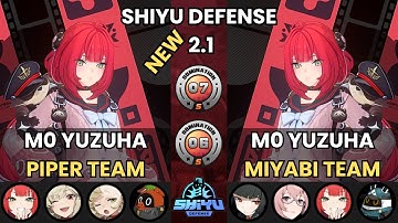 M0W0 Yuzuha Piper Burnice Team & Miyabi Yanagi ZZZ | NEW Shiyu Defense 6 - 7 | Zenless Zone Zero 2.1