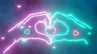 15 min loop EDM NEON HEARTBEAT ⚡💜💙.#music #edm #vibe #electric #dance #mix #new #best #love #heart